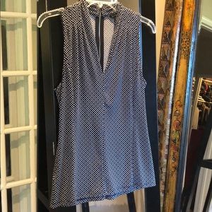 Ann Taylor Sleeveless modern knit blouse
